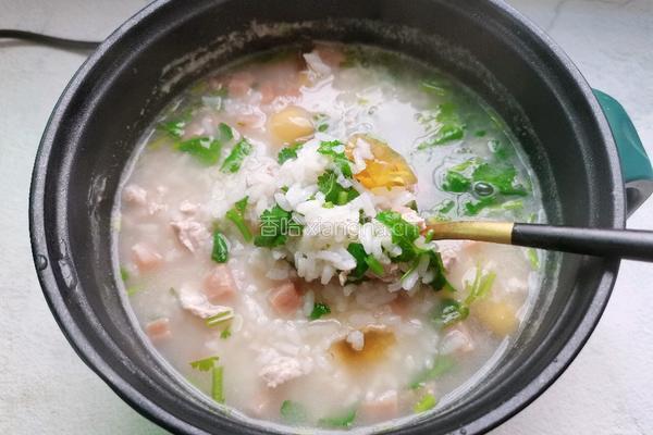 皮蛋瘦肉粥的做法图解10