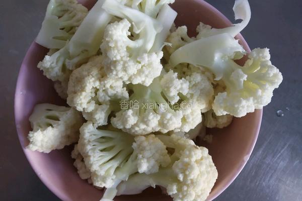 蒜蓉花菜的做法图解1