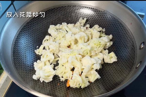 干煸孜然花菜的做法图解6