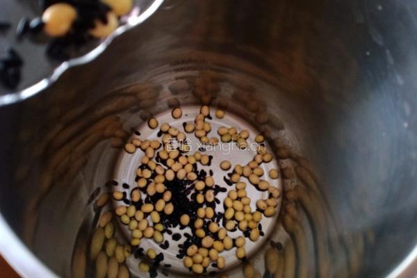 黑米豆浆的做法图解3