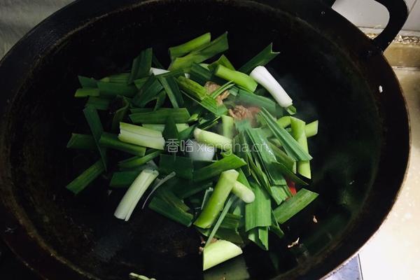 青蒜木耳炒肉片的做法图解6