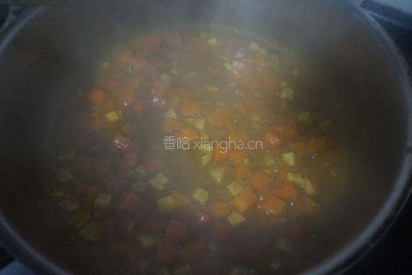 怀石红白咖喱杂粮饭的做法图解6
