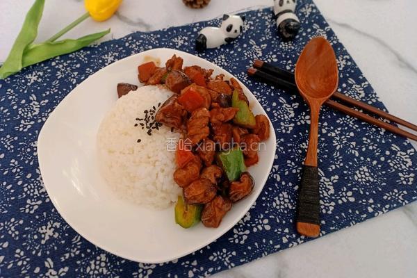 香菇鸡腿盖浇饭的做法图解17