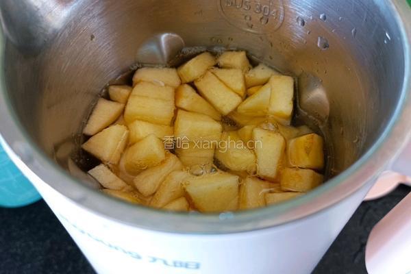 养胃苹果米糊的做法图解8