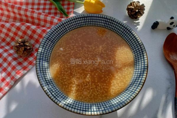 红豆花生小米粥的做法图解8