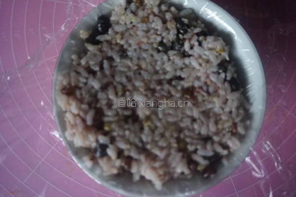椰香杂粮八宝饭的做法图解12