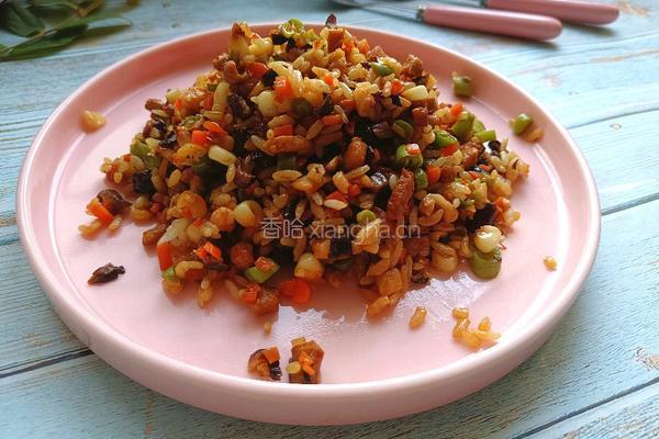 肉沫炒饭的做法图解1