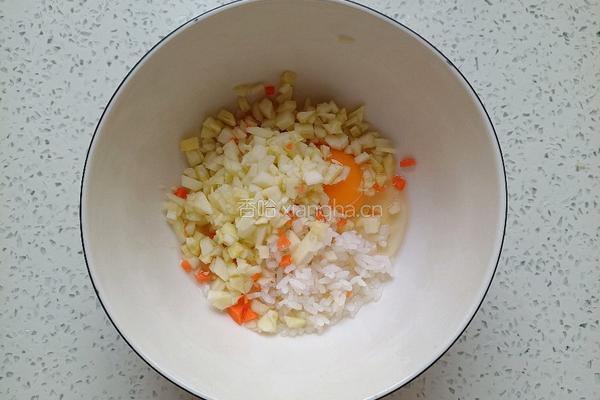 大米西葫芦饼的做法图解6