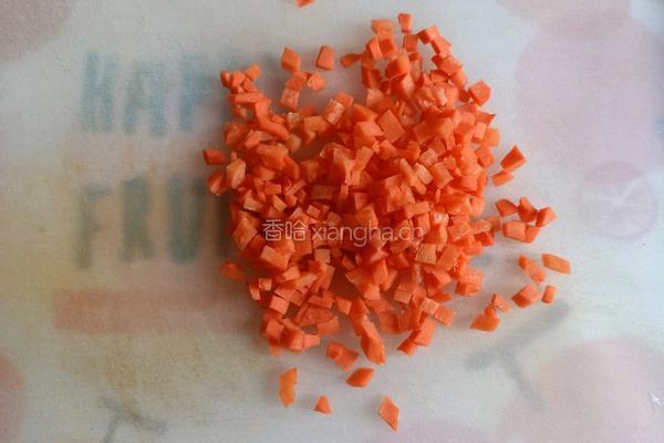 口蘑鸡蛋炒饭的做法图解1