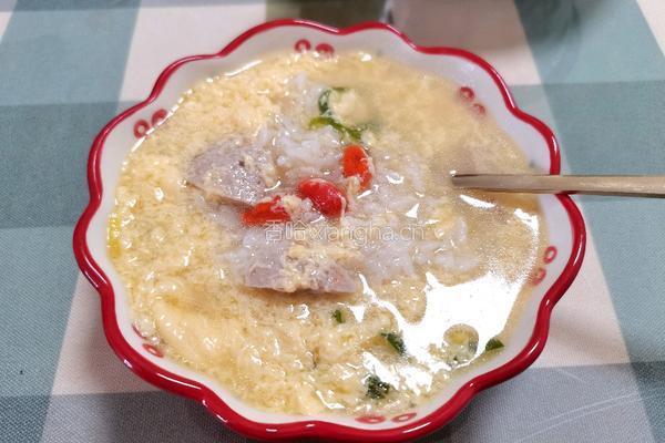 肉饼鸡蛋汤泡饭的做法图解11