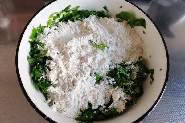 芹菜叶小饼的做法图解5