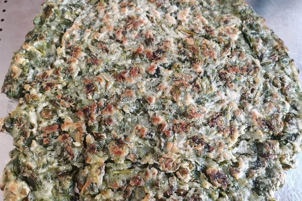 芹菜叶小饼的做法图解12