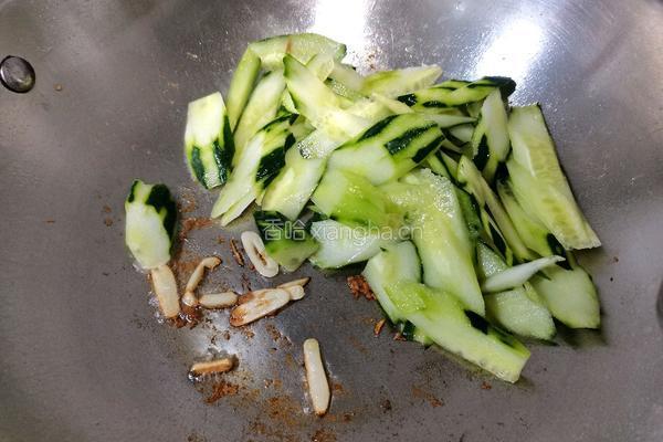 青瓜肉片饭的做法图解6