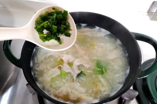 皮蛋蔬菜粥的做法图解8