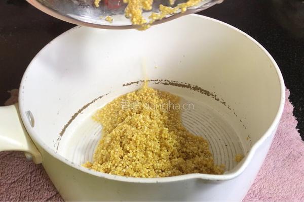 木耳花菜粥的做法图解1