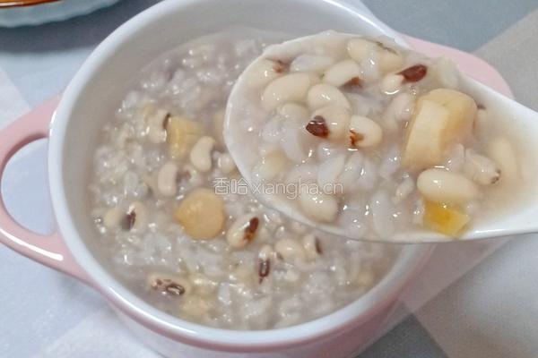 大米糙米眉豆粥的做法图解11