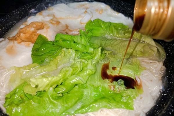 外婆菜鸡蛋汤面的做法图解9