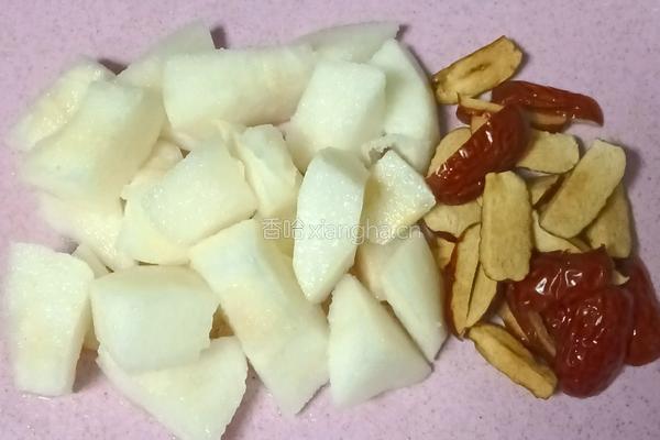 银耳雪梨双米糊的做法图解3
