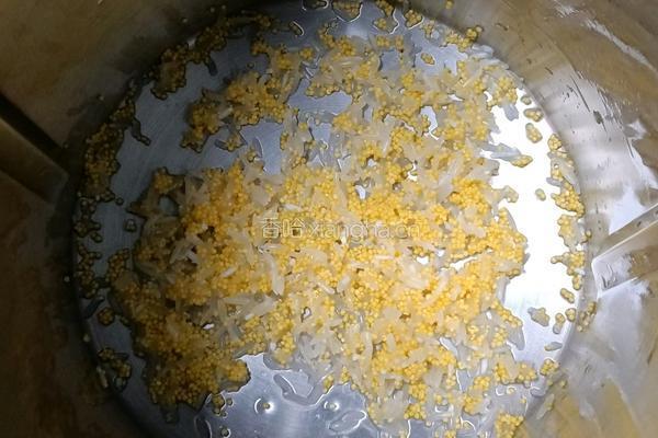 银耳雪梨双米糊的做法图解4