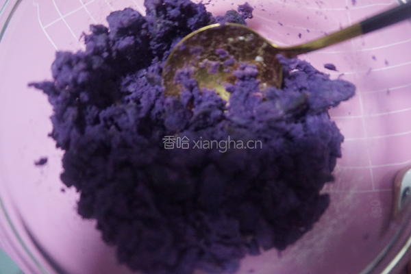 糯叽叽的紫薯米糕的做法图解1