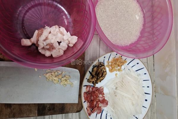 萝卜丝焖饭的做法图解1
