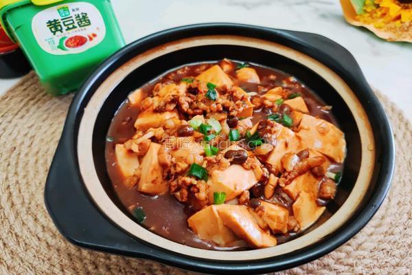 酱香肉沫豆腐的做法图解7