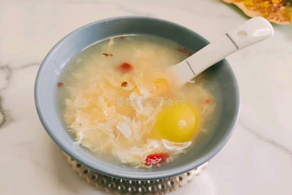 酒酿圆子鸡蛋汤的做法图解4