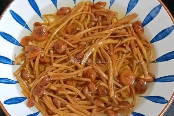 茶树菇红烧肉盖饭的做法图解1