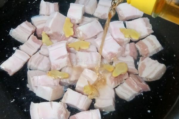 茶树菇红烧肉盖饭的做法图解4