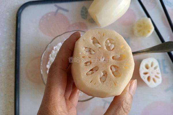 红糖糯米藕的做法图解4