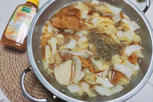 白菜粉丝蛋饺汤的做法图解6
