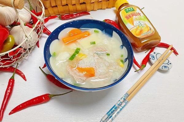 山药胡萝卜汤饭的做法图解13