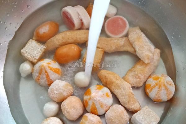 番茄浓汤丸子盖饭的做法图解5