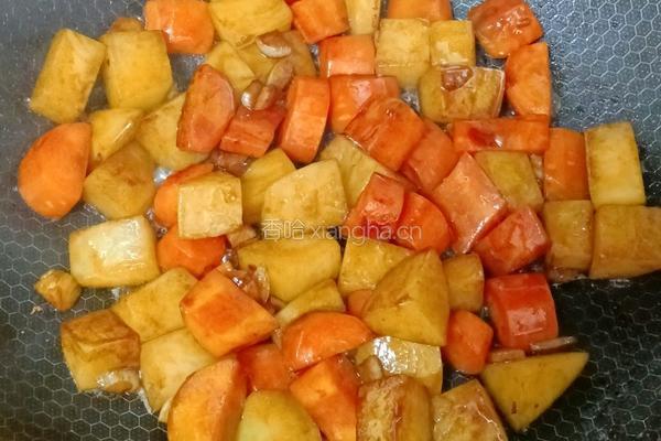 土豆萝卜肉丸盖饭的做法图解7