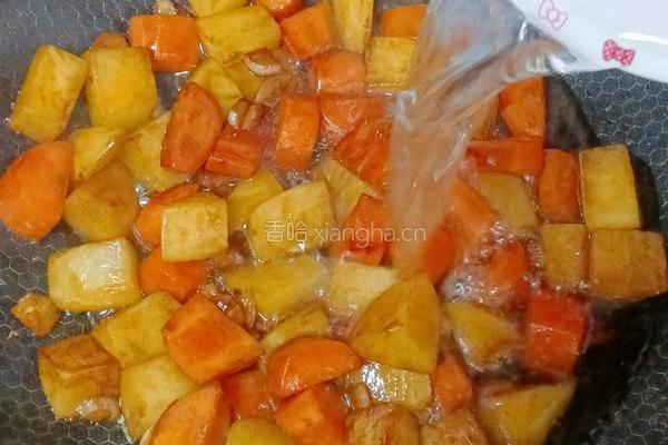 土豆萝卜肉丸盖饭的做法图解8