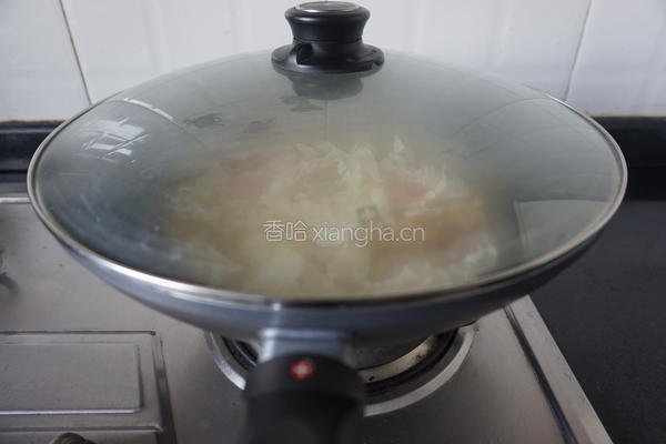 卷心菜香肠焖饭的做法图解7