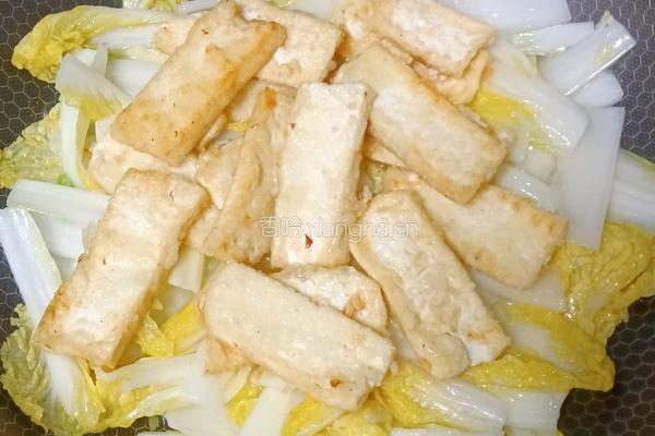 娃娃菜豆腐盖饭的做法图解11