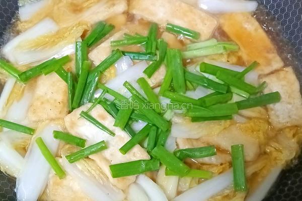 娃娃菜豆腐盖饭的做法图解13