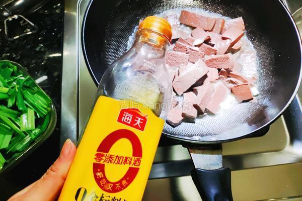 香炒鸭血的做法图解5