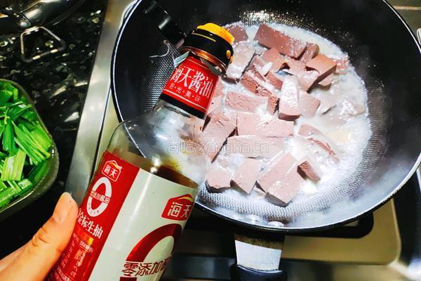 香炒鸭血的做法图解6