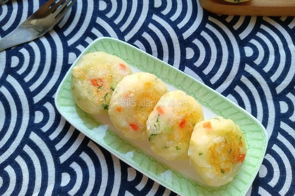 土豆米饭饼的做法图解1