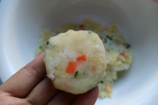 土豆米饭饼的做法图解8