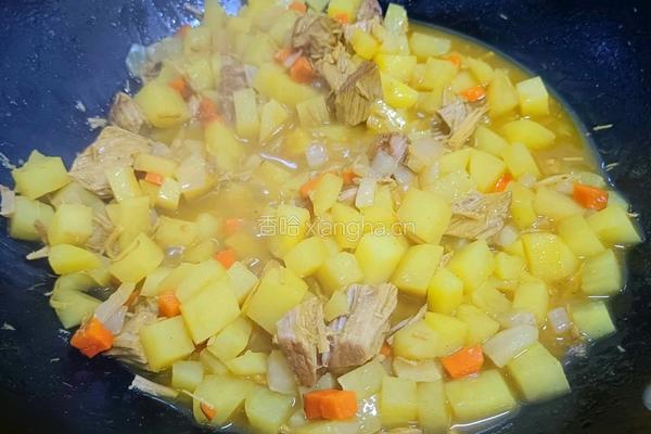 咖喱鸡肉饭的做法图解4