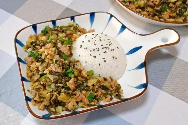 肉沫酸菜盖饭的做法图解13