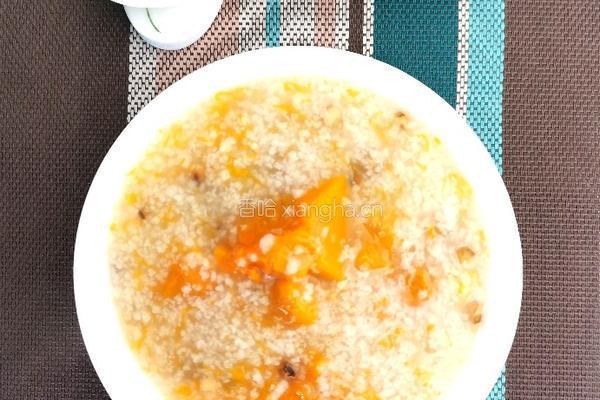 南瓜绿豆粥的做法图解8