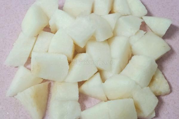 绿豆雪梨米糊的做法图解4