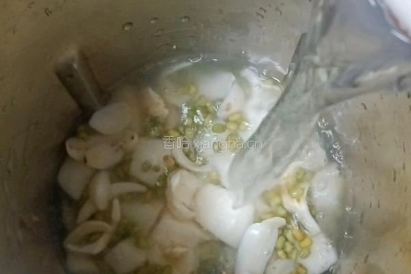 绿豆雪梨米糊的做法图解8