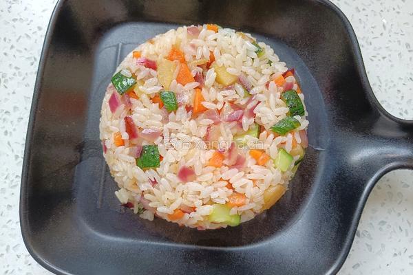 菠萝炒饭的做法图解8