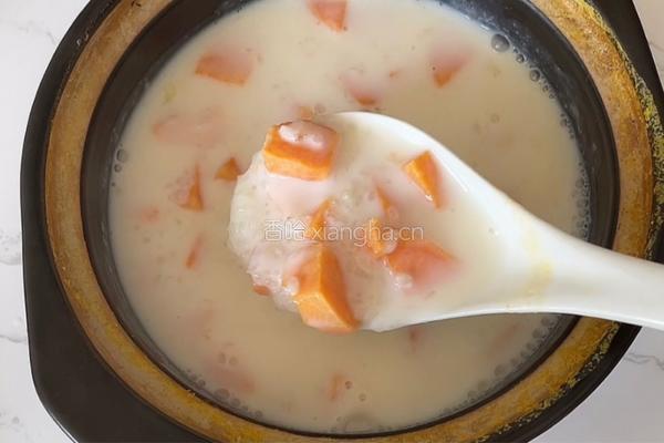 奶香红薯粥的做法图解8