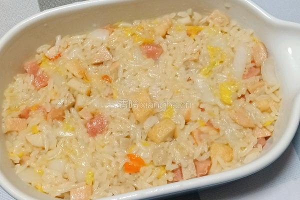 芝士焗饭的做法图解8